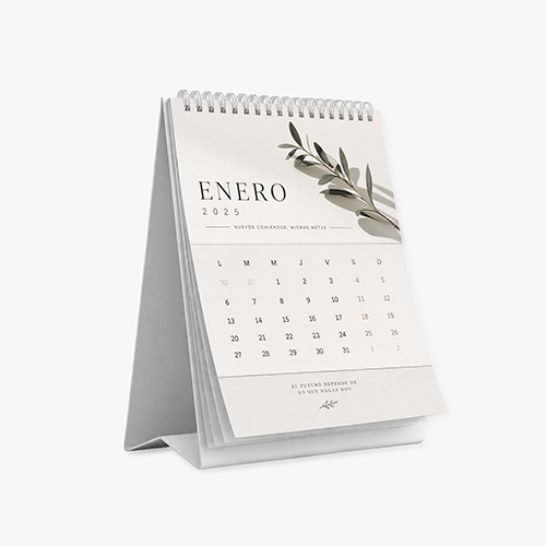Calendarios personalizados impresos en la Sierra de Madrid