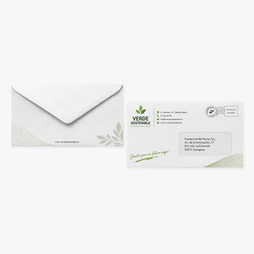 Sobres personalizados para empresa en Moralzarzal