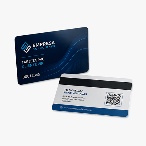 Tarjetas PVC personalizadas en Moralzarzal