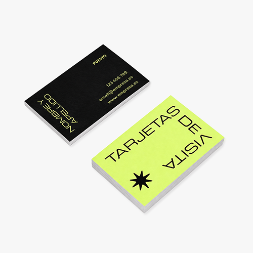 Tarjetas de visita impresas en Moralzarzal